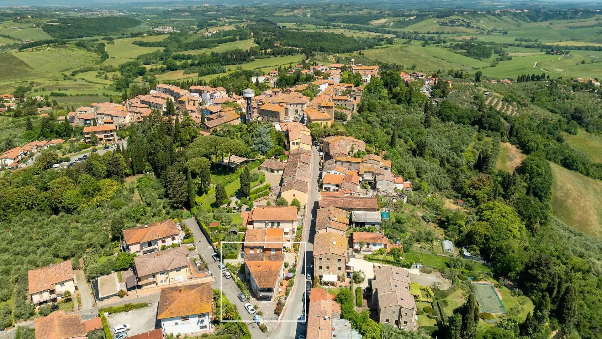 Casa Baldi Lajatico Villa İtalya